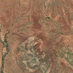 Satellite imagery of Mount Alinerta, AU