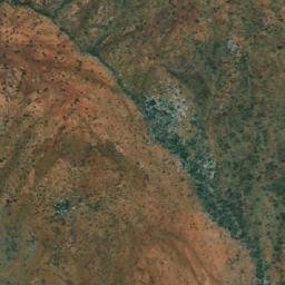 Satellite imagery of Ilanyitjanya Hills, AU
