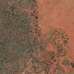 Satellite imagery of Red Hill, AU