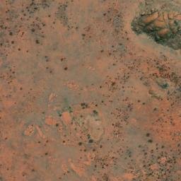 Satellite imagery of Wallaby Rock, AU
