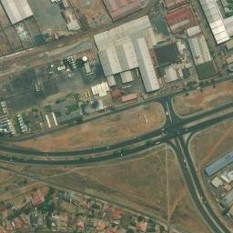 Satellite imagery of LA X, BW