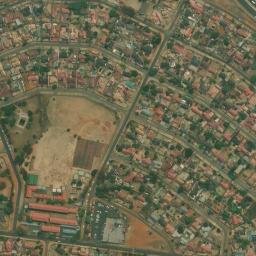 Satellite imagery of LA X, BW