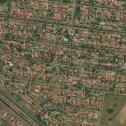 Satellite imagery of LA X, BW