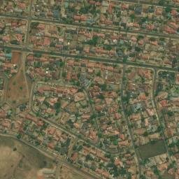 Satellite imagery of LA X, BW