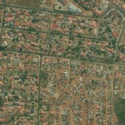 Satellite imagery of LA X, BW