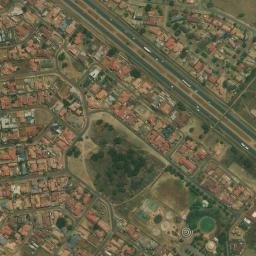 Satellite imagery of LA, BW