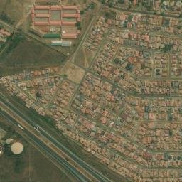 Satellite imagery of LA, BW