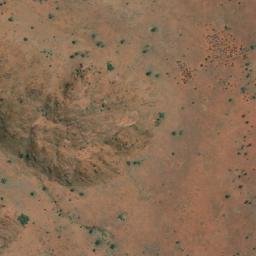 Satellite imagery of Iwanganya Hill, AU