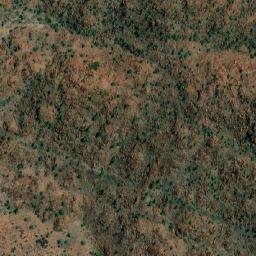 Satellite imagery of Mount Caroline, AU