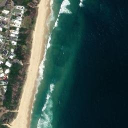 Satellite imagery of Point Arkwright, AU
