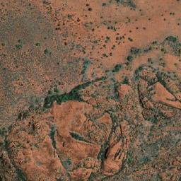 Satellite imagery of Mount Tietkens, AU
