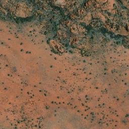 Satellite imagery of Mount Tietkens, AU