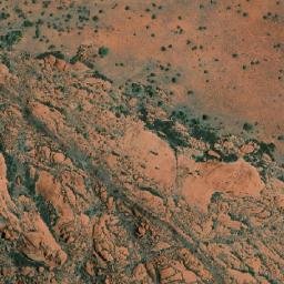 Satellite imagery of Mount Tietkens, AU