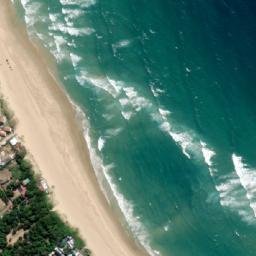Satellite imagery of Ponta do Ouro, MZ