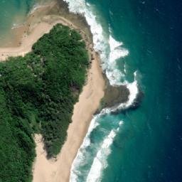 Satellite imagery of Ponta do Ouro, MZ