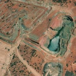 Satellite imagery of Mount Fisher, AU