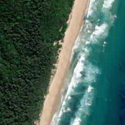 Satellite imagery of Ponta do Ouro, MZ