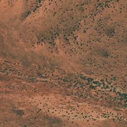 Satellite imagery of Garden Granites, AU