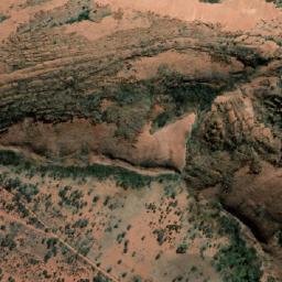 Satellite imagery of Mount Wooltarlinna, AU