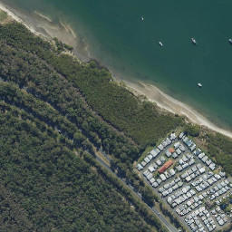 Satellite imagery of Shields Point, AU