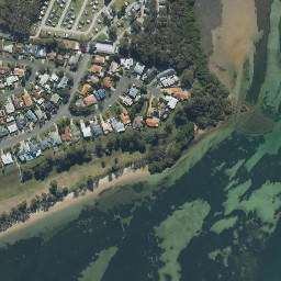 Satellite imagery of Toorbul Point, AU