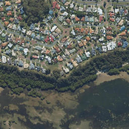Satellite imagery of Cooks Rock, AU