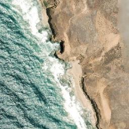 Satellite imagery of Zuytdorp Cliffs, AU