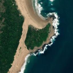 Satellite imagery of Black Rock Point, ZA