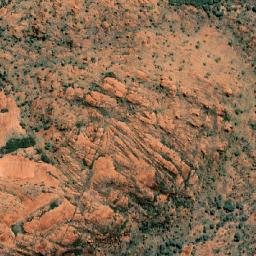 Satellite imagery of Mount Sir Thomas, AU