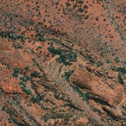 Satellite imagery of Mount Illillinna, AU