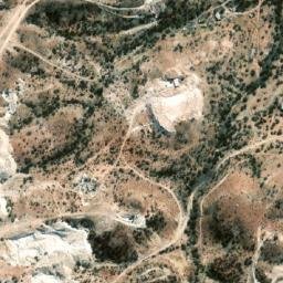 Satellite imagery of Mintabie Opal Fields, AU