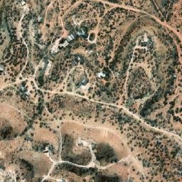 Satellite imagery of Mintabie Opal Fields, AU
