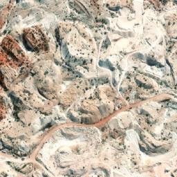 Satellite imagery of Mintabie Opal Fields, AU