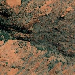 Satellite imagery of Mount Poondinna, AU