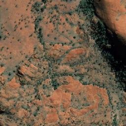 Satellite imagery of Mount Poondinna, AU