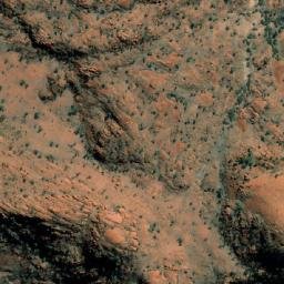 Satellite imagery of Mount Poondinna, AU