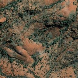 Satellite imagery of Mount Poondinna, AU