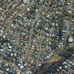 Satellite imagery of Eatons Hill, AU