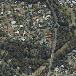 Satellite imagery of Eatons Hill, AU