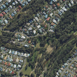 Satellite imagery of Eatons Hill, AU