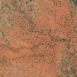Satellite imagery of Poodada Rocks, AU