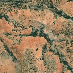 Satellite imagery of Mount Wittenoom, AU