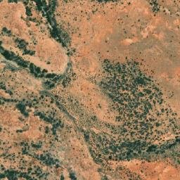 Satellite imagery of Mount Wittenoom, AU
