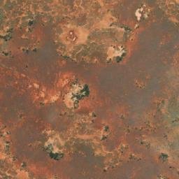 Satellite imagery of Mount Aggie, AU