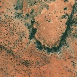Satellite imagery of Mount Wittenoom, AU