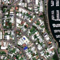 Satellite imagery of upper lead to harbour, AU