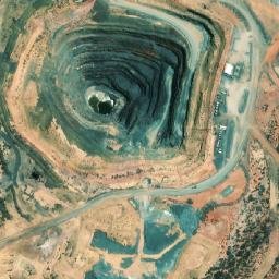 Satellite imagery of Great Fingall Mine, AU
