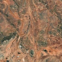 Satellite imagery of Innamincka Hill, AU