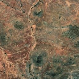 Satellite imagery of Innamincka Hill, AU