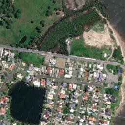 Satellite imagery of Cabbage Tree Point, AU